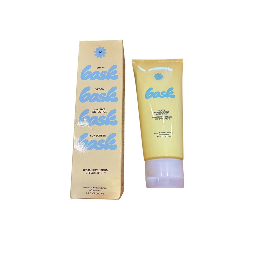 Bask Sheer Moisturizing Sunscreen SPF 30 Lotion 3.4oz